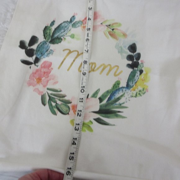 Cynthia Rowley Mom Canvas Large Tote Bag Floral Pink Purse Bag NWT - Picture 9 of 9